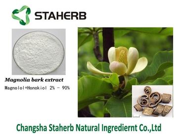 중국 수정같은 백색 태산목 Officinalis 수피 추출물 45%-95% Honokiol 용매 - 잔류는 해방합니다 협력 업체