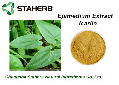 중국 식물 Epimedium 추출물 Icariin10%-98% HPLC에 의하여 남성 증진 분말 협력 업체